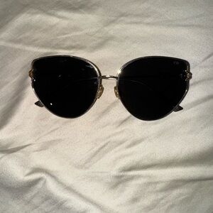 Dior Women's Sunglasses | GoldTone Cat Eye Frame Gypsy Sunglasses